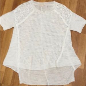 Rebecca Taylor white knit top